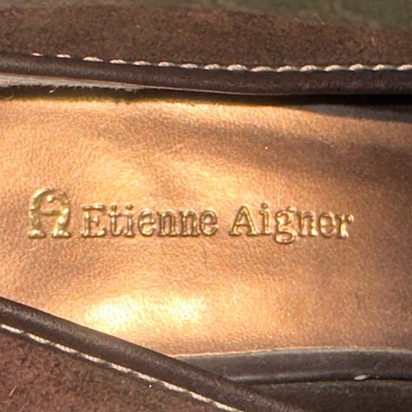 Etienne Aigner Horsebit Loafers Size 8 1/2M - Picture 11 of 13